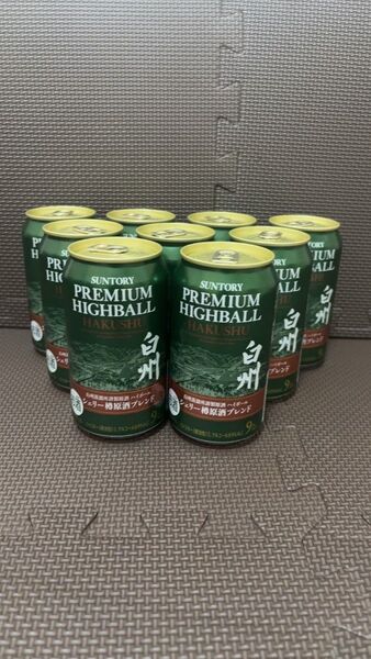 シェリー樽原酒ブレンド プレミアムハイボール缶 白州 SUNTORY プレミアムハイボール白州 9本