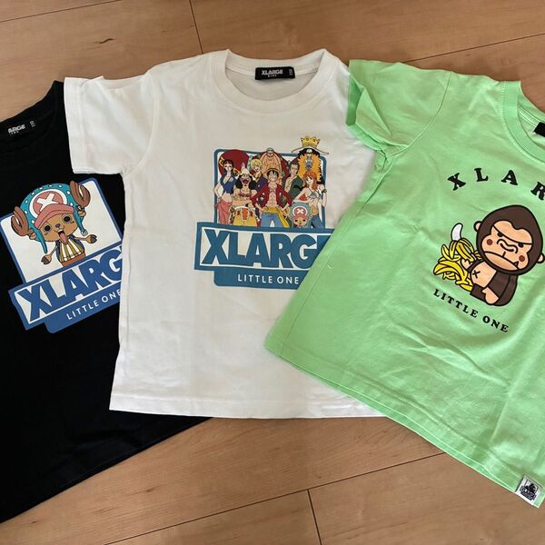 XLARGEキッズ 半袖Tシャツ 110 3枚組