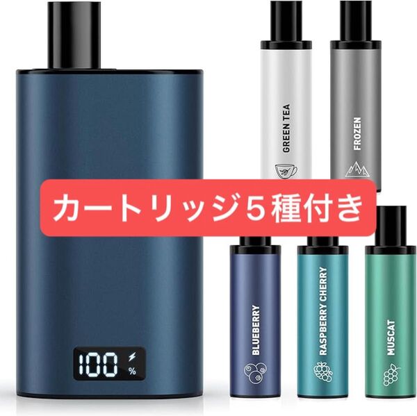 DBL BOX 電子タバコ べイプ ポッド交換式 フレーバー5種付き