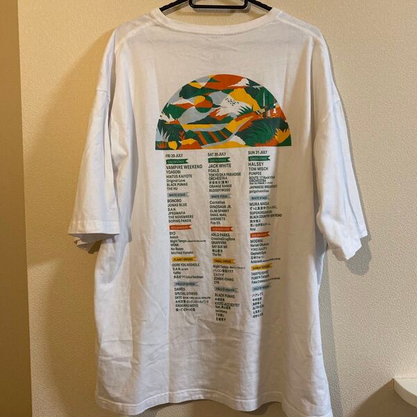 【フェス好きな方へ】フジロック2022のTシャツ XL
