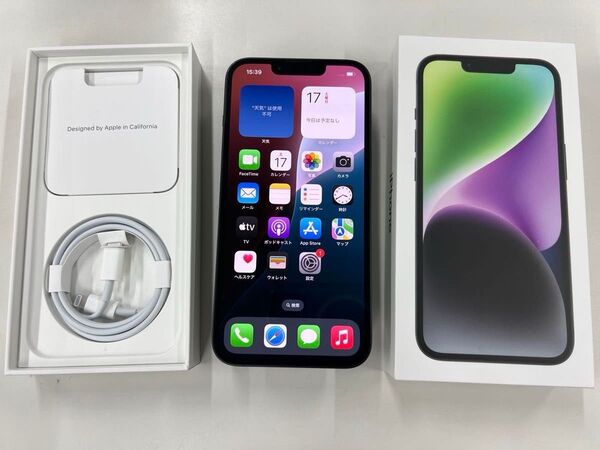 美品 SIMフリーiPhone 14 128GB ミッドナイト 一括購入おお