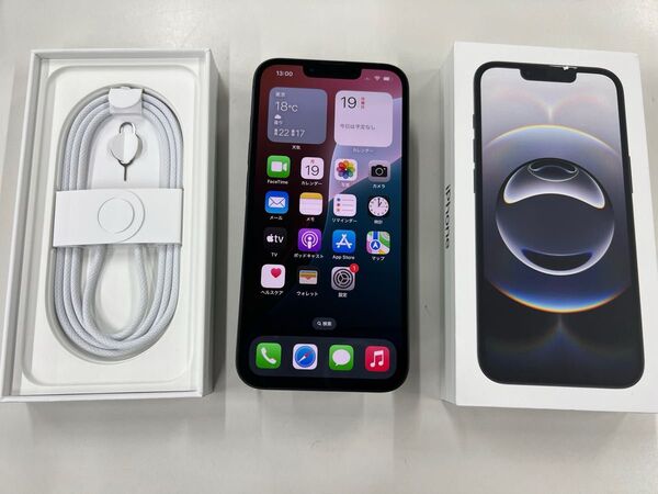 美品 SIMフリーiPhone 16e 128GB ブラック 一括購入 バッテリー100%