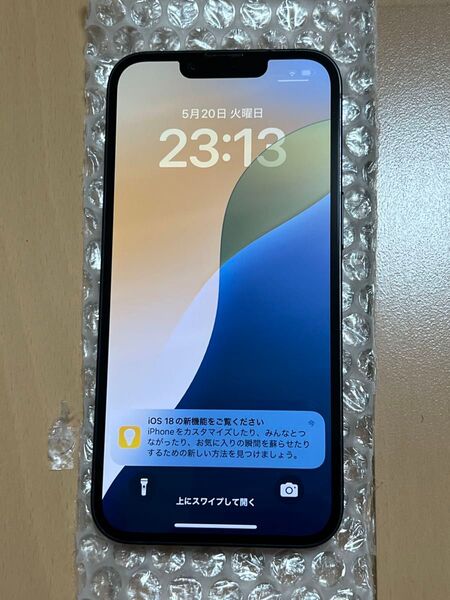 中古 SIMフリーiPhone 14 128GB ミッドナイト 一括購入品