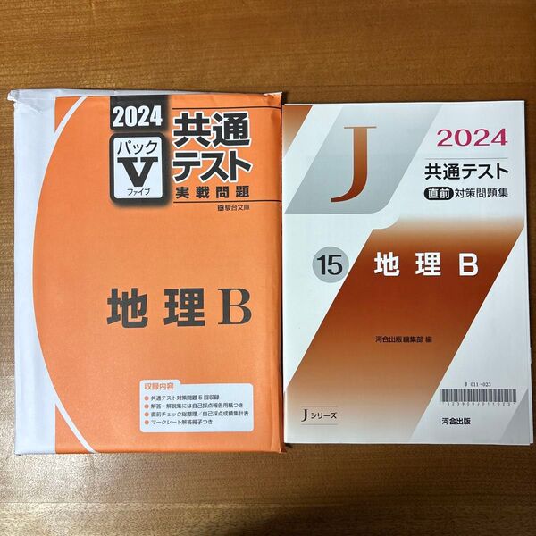 【定価より約半額!!】 2024 共通テスト 地理B 対策問題集 2冊セット