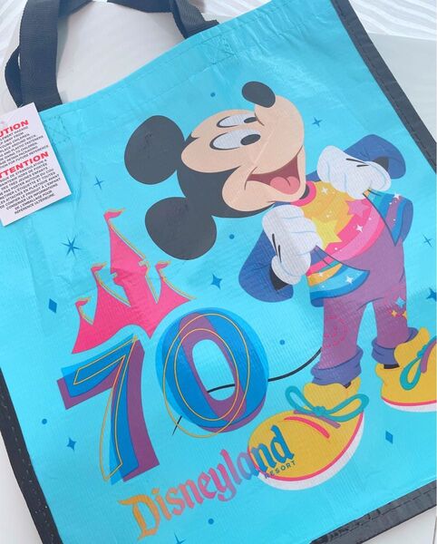 【70周年限定】ショッピングバッグ カリフォルニアディズニー アナハイム タグ付き