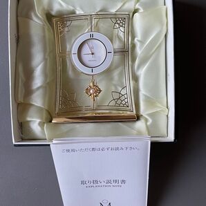 MIKIMOTO International ミキモト 真珠付き 置き時計