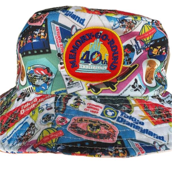 総柄 ハット 「東京ディズニーリゾート40周年 メモリーゴーラウンド」 東京ディズニーリゾート限定