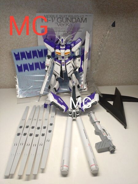 MG Hi-vガンダム ver.ka 素組み完成品 ハイニューガンダム