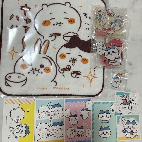 ちいかわ ハチワレ ノベルティ タオル 名古屋 限定 アクリルスタンド ちいかわ寿司 こけまくり 乗れません ちいかわらんど