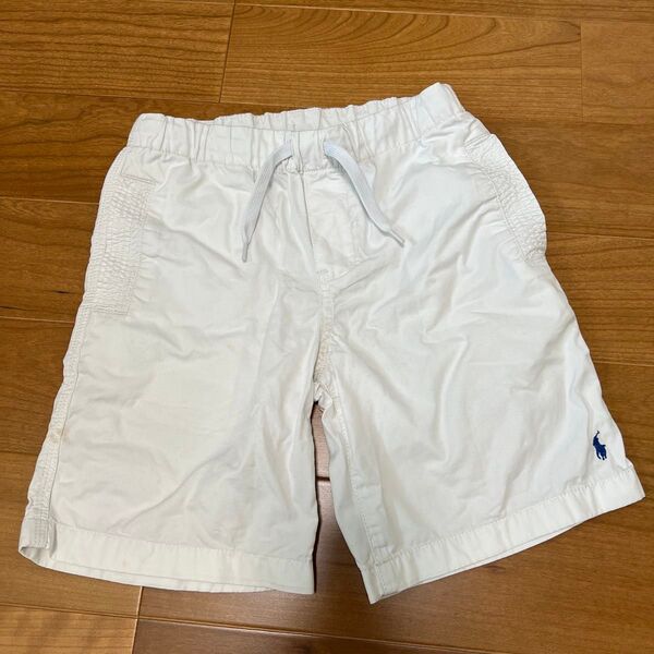 ポロラルフローレン ハーフパンツ キッズ 130オフホワイト