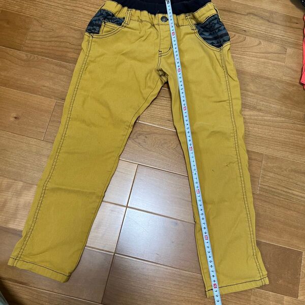 キッズ パンツ イエロー 子供用 長ズボンsize130