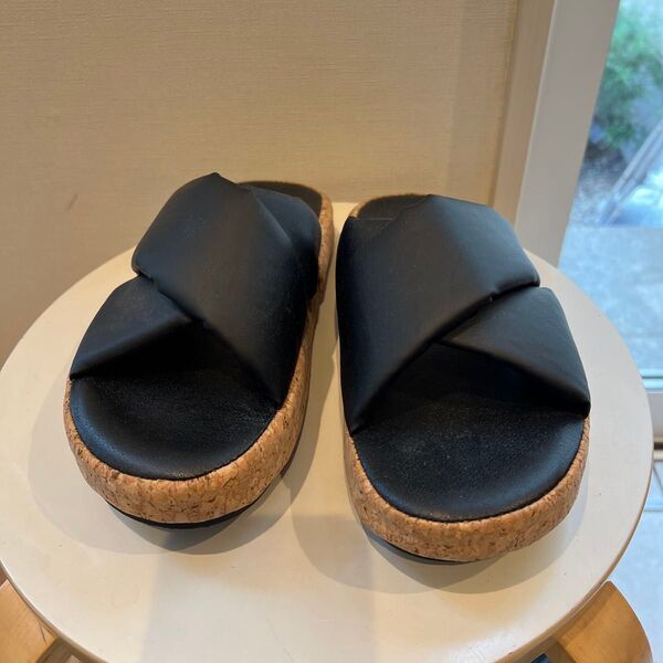 sliet 履くだけで体幹を鍛えるスリッパサンダルsizeL クロスコルクソール
