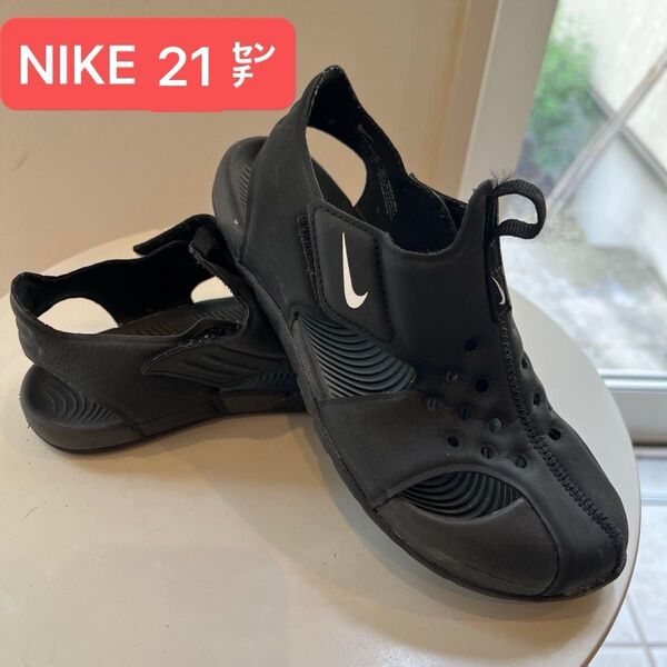 NIKE サンダル ブラック21センチ