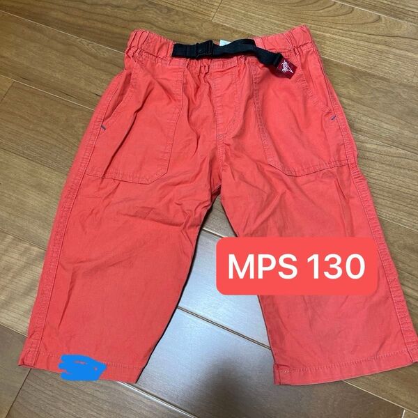 MPSハーフパンツ 130サイズ レッド系
