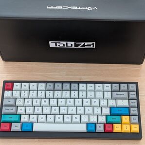 Tab75 静音赤軸 75% 英語US配列 Bluetooth/有線