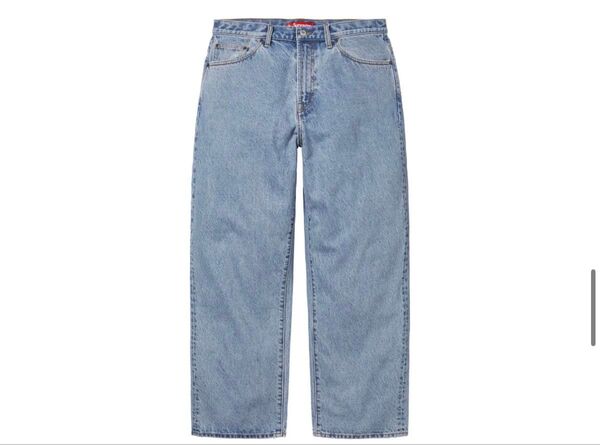Supreme Baggy Jean Washed Indigo 30inch 25ss【試着のみ】店舗購入品