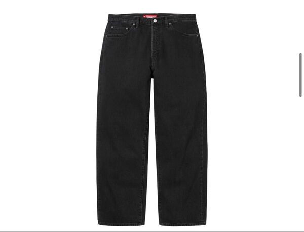 Supreme Baggy Jean Black 30inch 25ss【試着のみ】店舗購入品