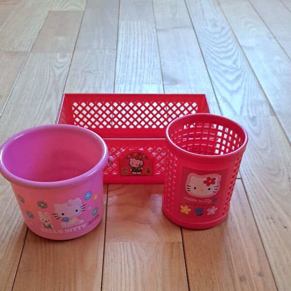 HELLO KITTY Sanrio ハローキティ サンリオ 小物入れ ミニバケツ