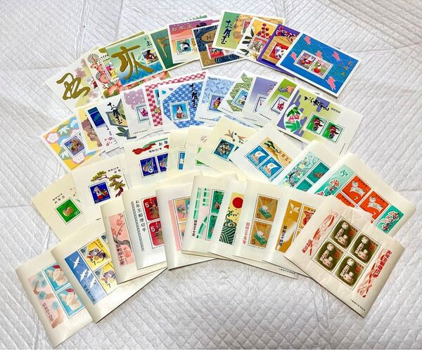 お年玉郵便切手 昭和31年〜 抜けあり
