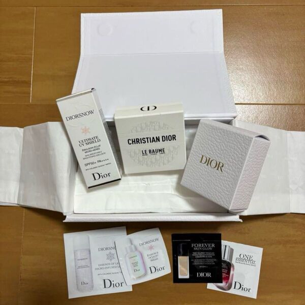 DIOR ギフトセット ルポーム&日焼け止め乳液&ピンクシュシュ