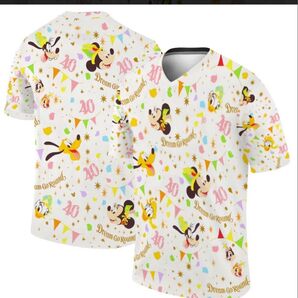 ディズニーランド40周年 Tシャツ ドリームゴーラウンド ミッキー ミニー グーフィー ドナルド M