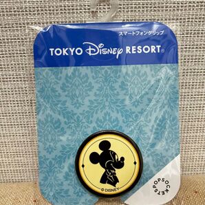 ディズニー シルエットスタジオ スマホグリップ スマホリング ミッキー 新品