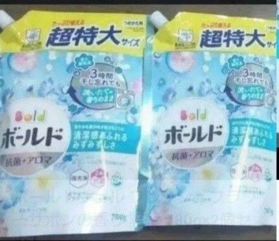 ボールドジェル フレッシュフラワーサボンの香り 詰替 780g×2個セット