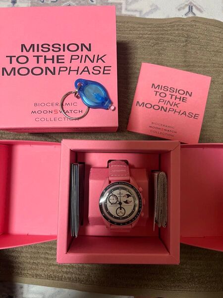 Swatch x OMEGA MoonSwatch MISSION TO THE PINK MOONPHASE 限定