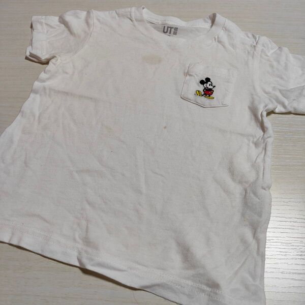 ユニクロ 半袖Tシャツ ミッキー 100