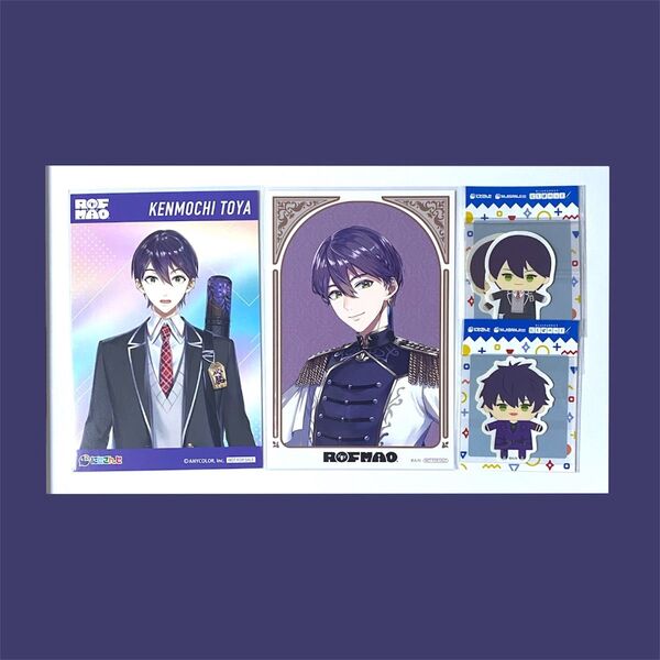 剣持刀也 4点まとめ にじぱぺっと ステッカー ブロマイド 咎人 ROFMAO ろふまお