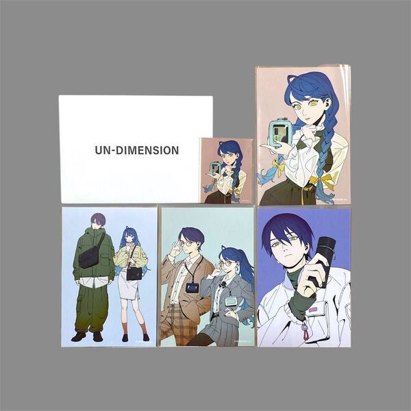 UN-DIMENSION 剣持刀也 天宮こころ ポストカード ステッカード にじさんじ