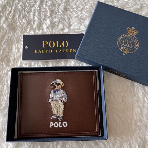 ポロベア パスケース カードケース 定期入れブラウン POLO RALPH LAUREN ポロラルフローレン ユニセックス ギフト