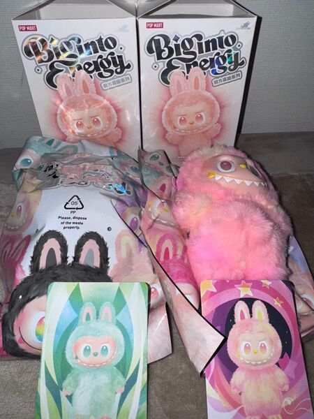 公式 2点セット LABUBU THE MONSTERS Big into Energy