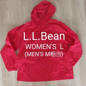 L.L.Bean エルエルビーン アノラックパーカー ジャケット マウンテンパーカー (赤 レッド) WOMEN'S L