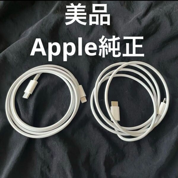 【Apple純正】C to Lightning 充電ケーブル 美品 2本