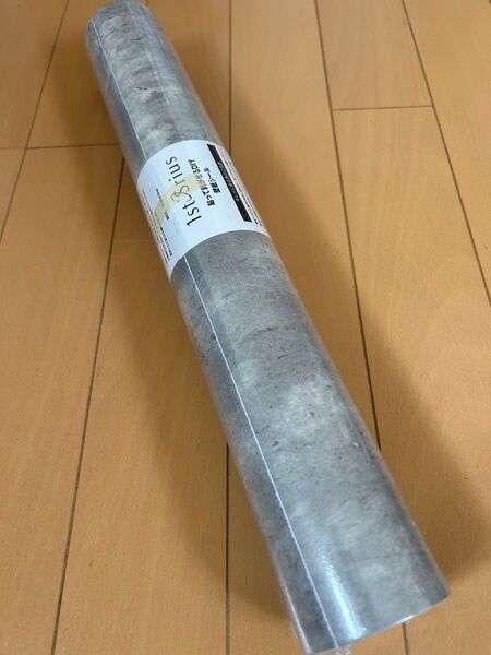 【新品】40cm×10mコンクリート調 厚手壁紙シール セメントライトグレー