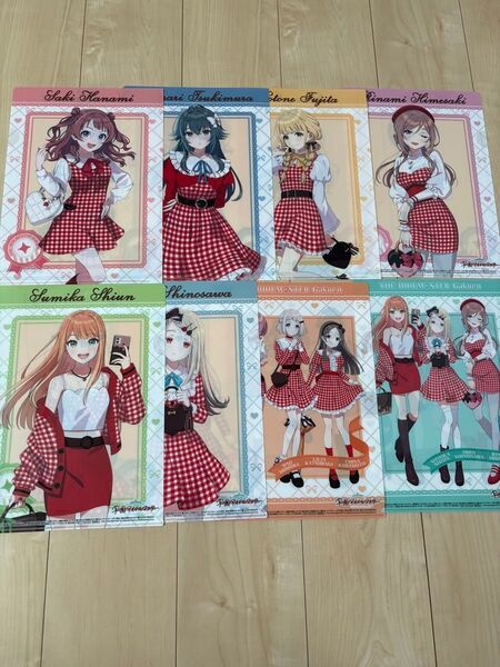 学園アイドルマスター コラボ クリアファイル 全8種コンプリートセット