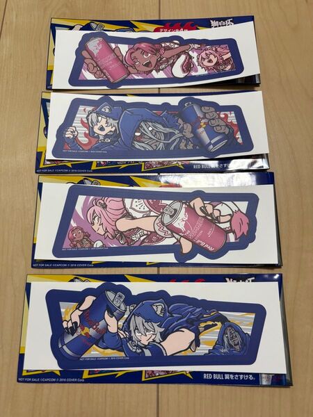 レッドブル オリジナルステッカー コンプリート 全4種セット
