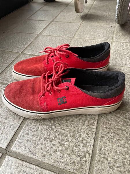 DC SHOES スニーカー スケシュー レッド 27.0cm