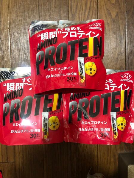 アミノプロテイン レモン味 30本入×3パック