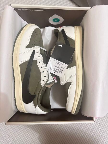 Travis Scott * Nike Air Jordan 1 Low OG SP "Reverse Olive"26.5