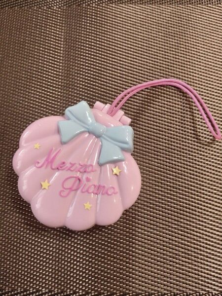 Mezzo Piano 貝殻型 ハートミラー 小物入れ ピンク メゾピアノ