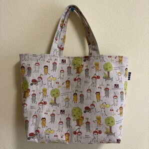 ハンドメイド トートバッグ さくらんぼネコ