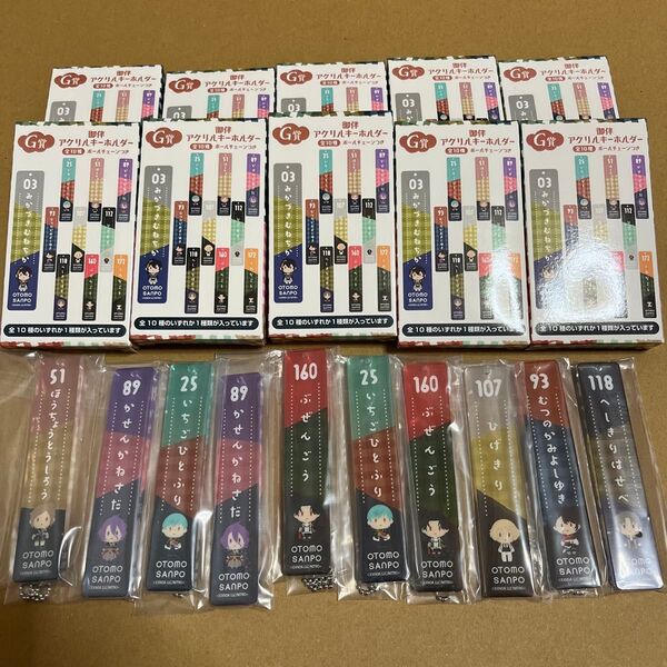 刀剣乱舞 御伴散歩くじ アクリルキーホルダー