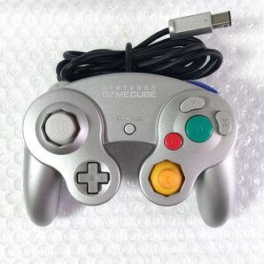 【動作確認済】 GC コントローラ シルバー 任天堂 13