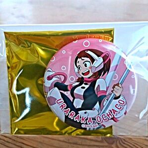 ヒロアカ オープンスクール 缶バッジ クリームソーダ 麗日お茶子