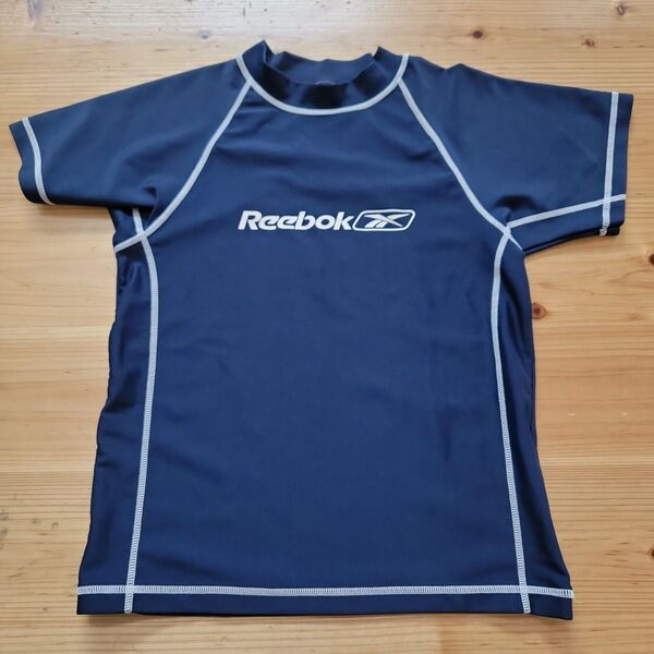 Reebok ラッシュガード ネイビー 半袖 150