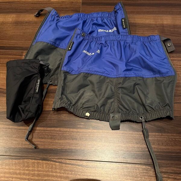 モンベル GORE-TEX ライトスパッツ セミロング ウルトラマリン (UMR) S 中古品