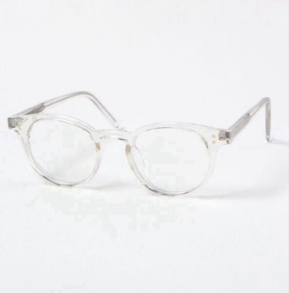 niko and...☆クリアフレーム ボストン だて眼鏡 サングラス/UV.くもり止め加工☆新品☆定価3960円