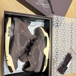 激安AMaManire × NikeAirJordan4アママニエール × ナイキ エアジョーダン4バイオレット オレ24.5